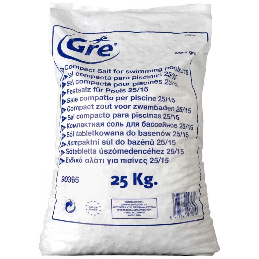 Gre Compact Salt 25kg Weiß 25 kg Gre Compact Salt 25kg Weiß 25 kg von Gre