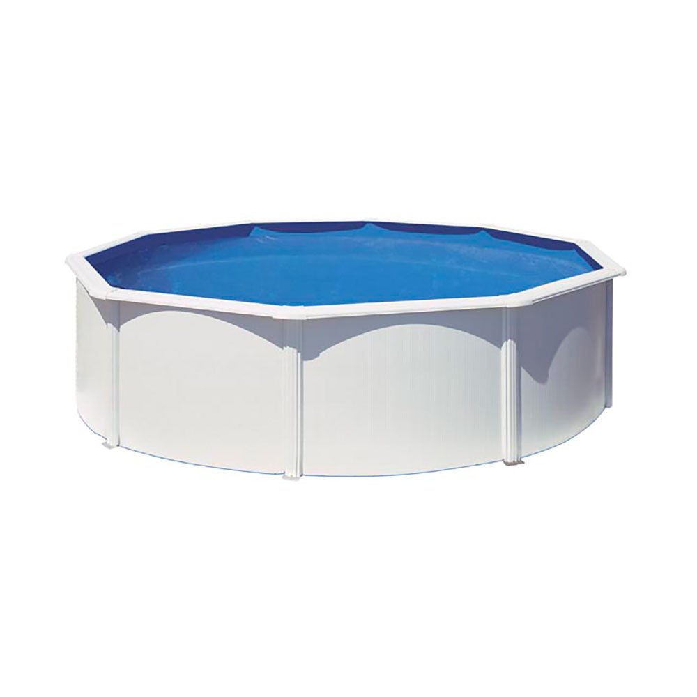 Gre Pools Fidji Steel Walls 460x120 Cm Pool Weiß von Gre Pools