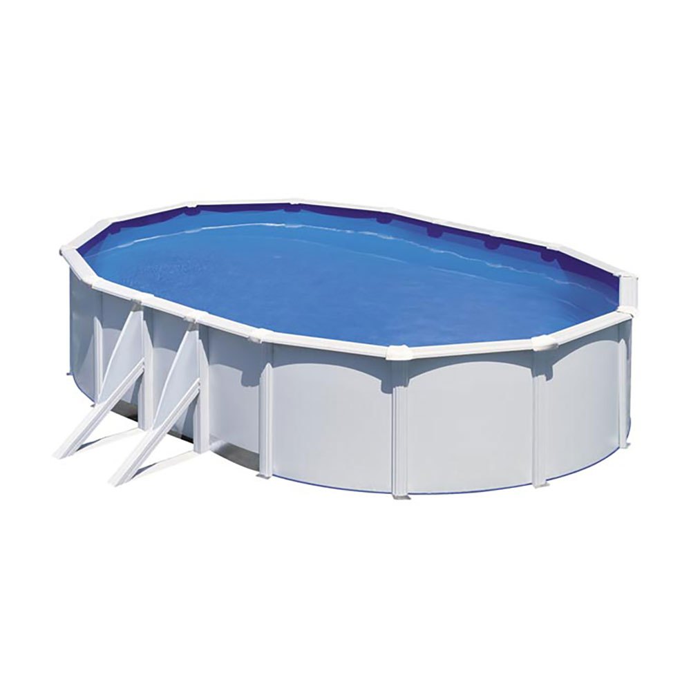 Gre Pools Fidji Steel Walls 610x375x120 Cm Pool Weiß 610 x 375 x 120 cm von Gre Pools