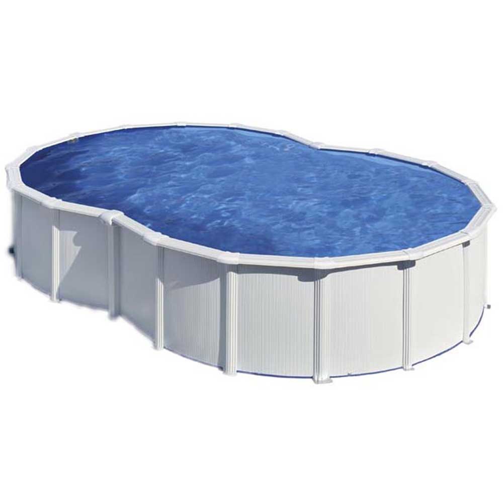 Gre Pools Varadero Eight Form Steel Pool 640x390x120 Cm Weiß 20650 Liters von Gre Pools