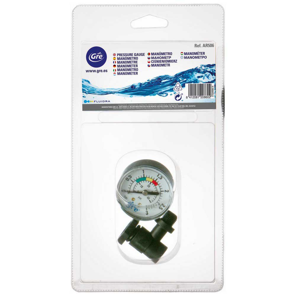 Gre Accessories Pressure Gauge Schwarz 5 cm Gre Accessories Pressure Gauge Schwarz 5 cm von Gre Accessories