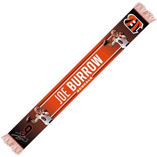 Great Branding Winter Fan Schal - NFL Cincinnati Bengals JOE BURROW von Great Branding