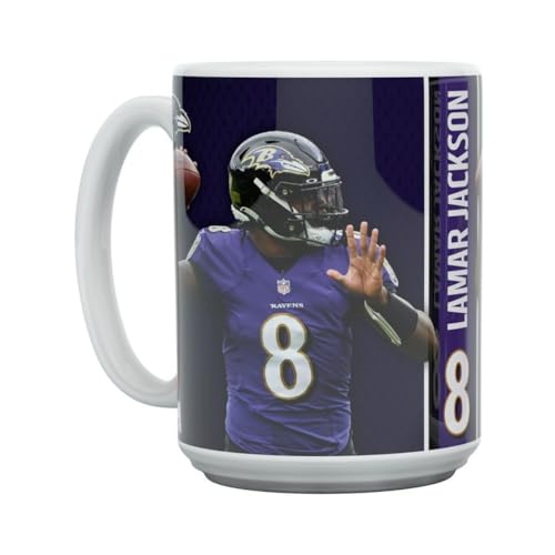 Great Branding Lamar Jackson Motion Baltimore Ravens NFL Tasse 450ml von Great Branding