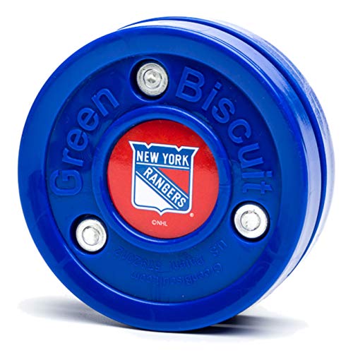 Green Biscuit NHL Pucks - New York Rangers - Hockey Training Puck, Stays Flat, Passing/Handling Street Hockey Green Biscuit NHL Pucks - New York Rangers - Hockey Training Puck, Stays Flat, Passing/Handling Street Hockey von Green Biscuit