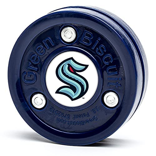 Green Biscuit NHL Seattle Kracken Blue Eishockey Puck Green Biscuit NHL Seattle Kracken Blue Eishockey Puck von Green Biscuit
