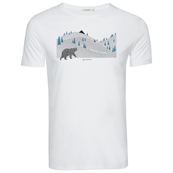 GreenBomb - Animal Bearland Guide T-Shirt Cotton - T-Shirt Gr S türkis von GreenBomb