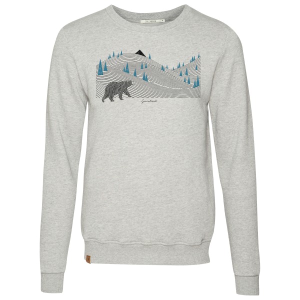 GreenBomb - Animal Bearland Wild Pullover Cotton - Pullover Gr L;M;XL;XXL grau von GreenBomb