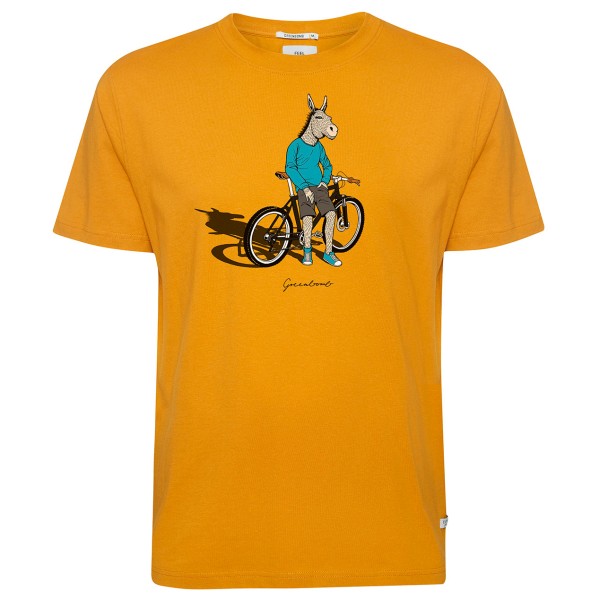 GreenBomb - Animal Donkey Bike Fusion - T-Shirts - T-Shirt Gr M orange von GreenBomb