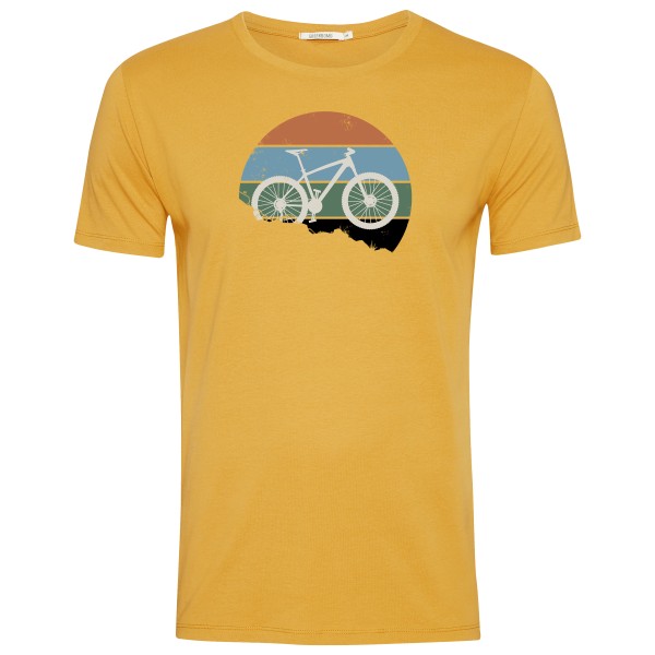 GreenBomb - Bike Downhill Guide T-Shirt Cotton - T-Shirt Gr S beige von GreenBomb