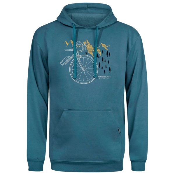 GreenBomb - Bike Nature Park Joy Hoodie Cotton - Hoodie Gr L;M;S;XL;XXL blau/türkis von GreenBomb