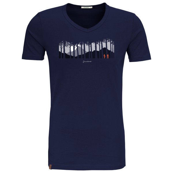 GreenBomb - Nature Forest Couple Peak T-Shirt - T-Shirt Gr XXL blau GreenBomb - Nature Forest Couple Peak T-Shirt - T-Shirt Gr XXL blau von GreenBomb