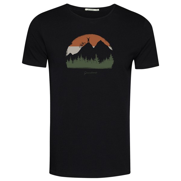 GreenBomb - Nature Forest Happy Spice T-Shirt Cotton - T-Shirt Gr M schwarz von GreenBomb