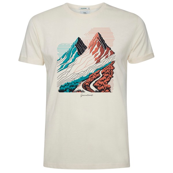 GreenBomb - Nature Twin Hills Roll - T-Shirts - T-Shirt Gr XL beige von GreenBomb