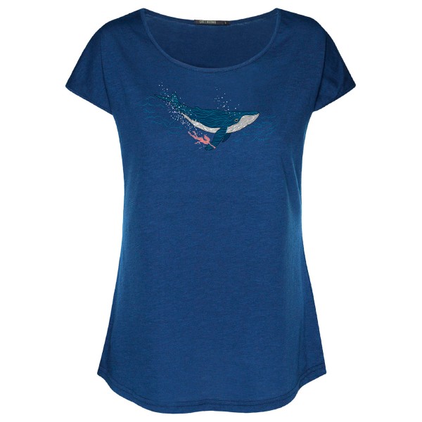 GreenBomb - Women's Animal Whale Dive Cool - T-Shirts - T-Shirt Gr M;S;XS blau von GreenBomb