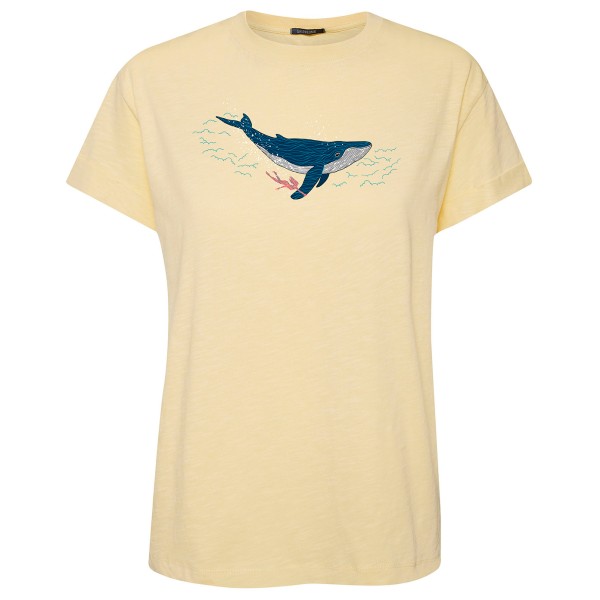 GreenBomb - Women's Animal Whale Dive Stop - T-Shirts - T-Shirt Gr XL beige von GreenBomb