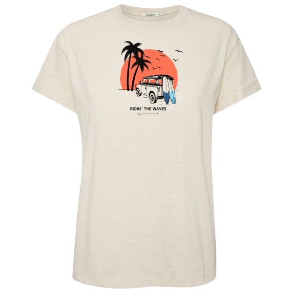 GreenBomb - Women's Nature Beach Trip Stop T-Shirt - T-Shirt Gr XXL beige von GreenBomb