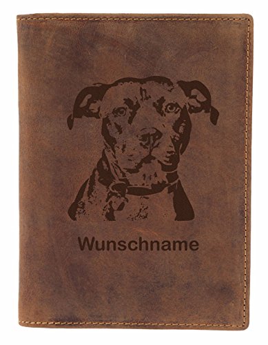 Greenburry EU Heimtierausweis Hülle Impfpasshülle Hund Motiv American Staffordshire + Wunschname Greenburry EU Heimtierausweis Hülle Impfpasshülle Hund Motiv American Staffordshire + Wunschname von Greenburry