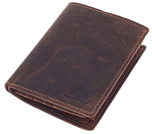 Greenburry Vintage Geldbörse Leder Portmonee in Hochformat braun Greenburry Vintage Geldbörse Leder Portmonee in Hochformat braun von Greenburry