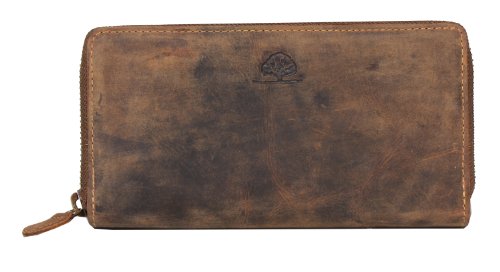 Greenburry Leder Damen Geldbörse braun, 820-25 Greenburry Leder Damen Geldbörse braun, 820-25 von Greenburry