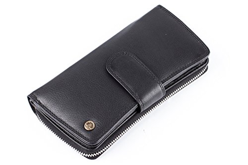 Greenburry SPONGY NAPPA 970-20 Black Leder - große Damenbörse Geldbörse Greenburry SPONGY NAPPA 970-20 Black Leder - große Damenbörse Geldbörse von Greenburry