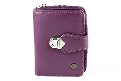 Greenburry Damen Geldbörse Leder 9 cm Violett Greenburry Damen Geldbörse Leder 9 cm Violett von Greenburry