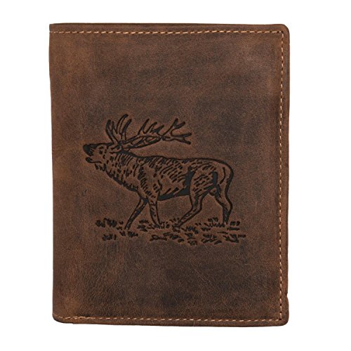 Greenburry VINTAGE 1701-STAG Leder Geldbörse Portemonnaie Hochformat Hirsch-Prägung Braun Greenburry VINTAGE 1701-STAG Leder Geldbörse Portemonnaie Hochformat Hirsch-Prägung Braun von Greenburry