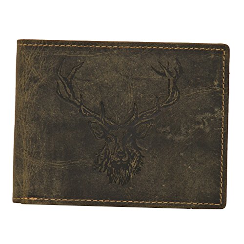 Greenburry VINTAGE 1705-RS Leder Portemonnaie mit Hirsch ROYAL STAG Geldbörse Oliv - by ModaStore de Greenburry VINTAGE 1705-RS Leder Portemonnaie mit Hirsch ROYAL STAG Geldbörse Oliv - by ModaStore de von Greenburry