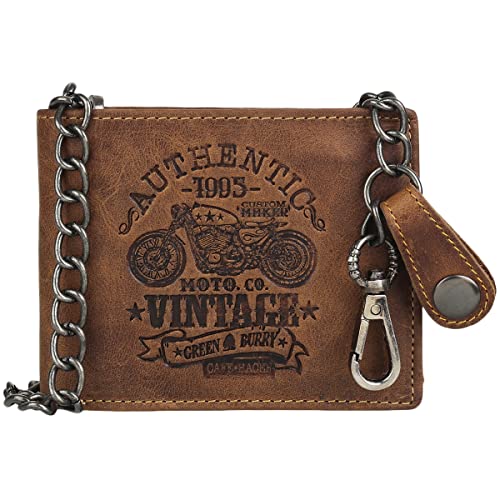 Greenburry Vintage Cafe-Racer Geldbörse RFID Leder 12 cm Greenburry Vintage Cafe-Racer Geldbörse RFID Leder 12 cm von Greenburry