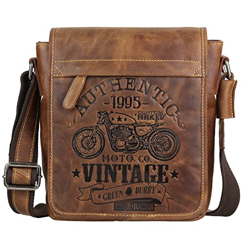 Greenburry Vintage Cafe-Racer Umhängetasche Leder 23 cm Greenburry Vintage Cafe-Racer Umhängetasche Leder 23 cm von Greenburry