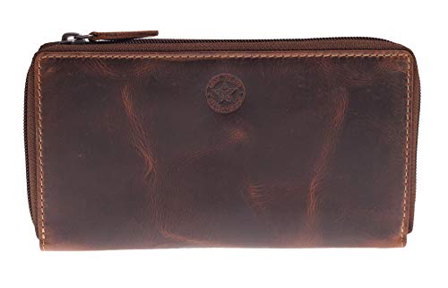 Greenburry Vintage Damen Geldbörse Braun 20x11x2,5cm Greenburry Vintage Damen Geldbörse Braun 20x11x2,5cm von Greenburry