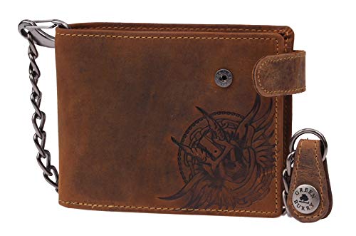 Greenburry Vintage 1705AM-SKULL-25 Leder Geldbeutel mit Münzfach Greenburry Vintage 1705AM-SKULL-25 Leder Geldbeutel mit Münzfach von Greenburry