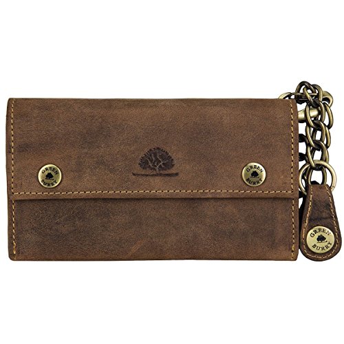 Greenburry Vintage Portemonnaie Leder Geldbörse braun | Querformat Greenburry Vintage Portemonnaie Leder Geldbörse braun | Querformat von Greenburry