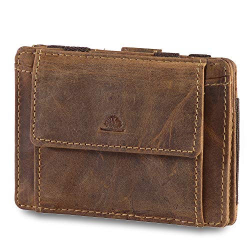 Greenburry Geldbörse Vintage magic wallet coinpocket RFID braun Greenburry Geldbörse Vintage magic wallet coinpocket RFID braun von Greenburry