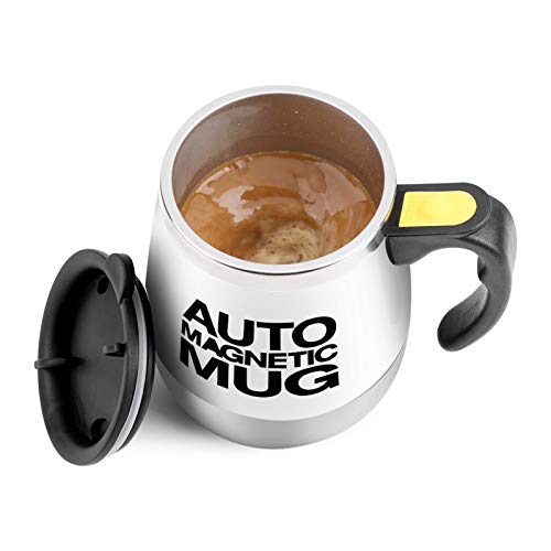 Greensen Auto Magnetic Mug, Elektrischer Selbstrührender Kaffeebecher Automatische Magnetische Tasse Aus Edelstahl für Kaffee Tee Kakao Milch Heiße Schokolade Protein 13x9.3x6.5cm Weiß Greensen Auto Magnetic Mug, Elektrischer Selbstrührender Kaffeebecher Automatische Magnetische Tasse Aus Edelstahl für Kaffee Tee Kakao Milch Heiße Schokolade Protein 13x9.3x6.5cm Weiß von Greensen