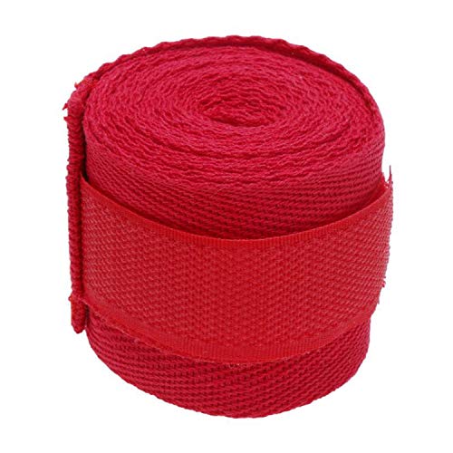 Greethga Eslatic Sport-Boxbandage, Baumwolle, für Muay Thai, Taekwondo, Rot, 1 Stück von Greethga