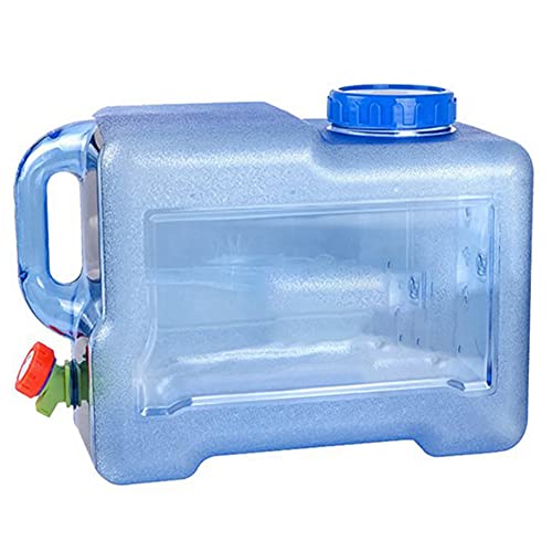 Greethga Wassertank, 18 Liter, Trinkwassertank, tragbarer Eimer, Behälter für Wohnwagen, verdickt mit Wasserhahn für den Außenbereich von Greethga