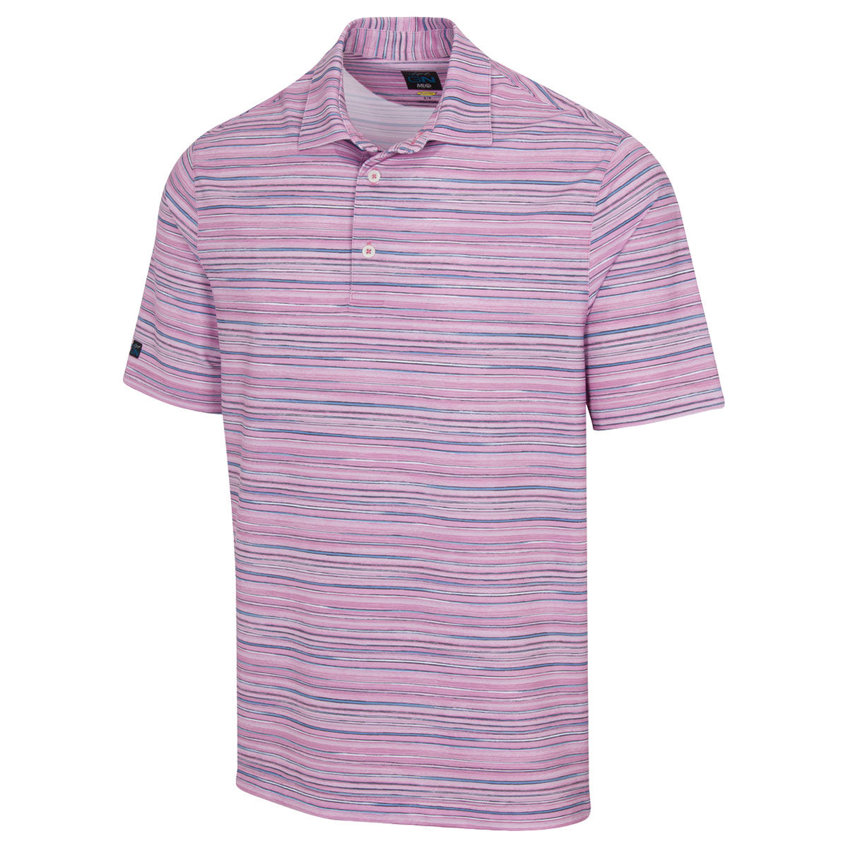 Greg Norman Men's Seven Mile Golf Polo Shirt, Mens, Vinca, Large | American Golf von Greg Norman