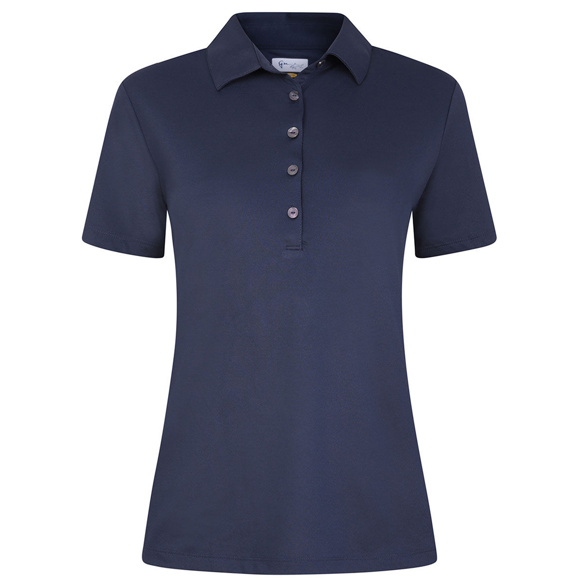 Greg Norman Navy Blue Embroidered Freedom Pique Golf Polo Shirt, Womens | American Golf, Size: XL von Greg Norman