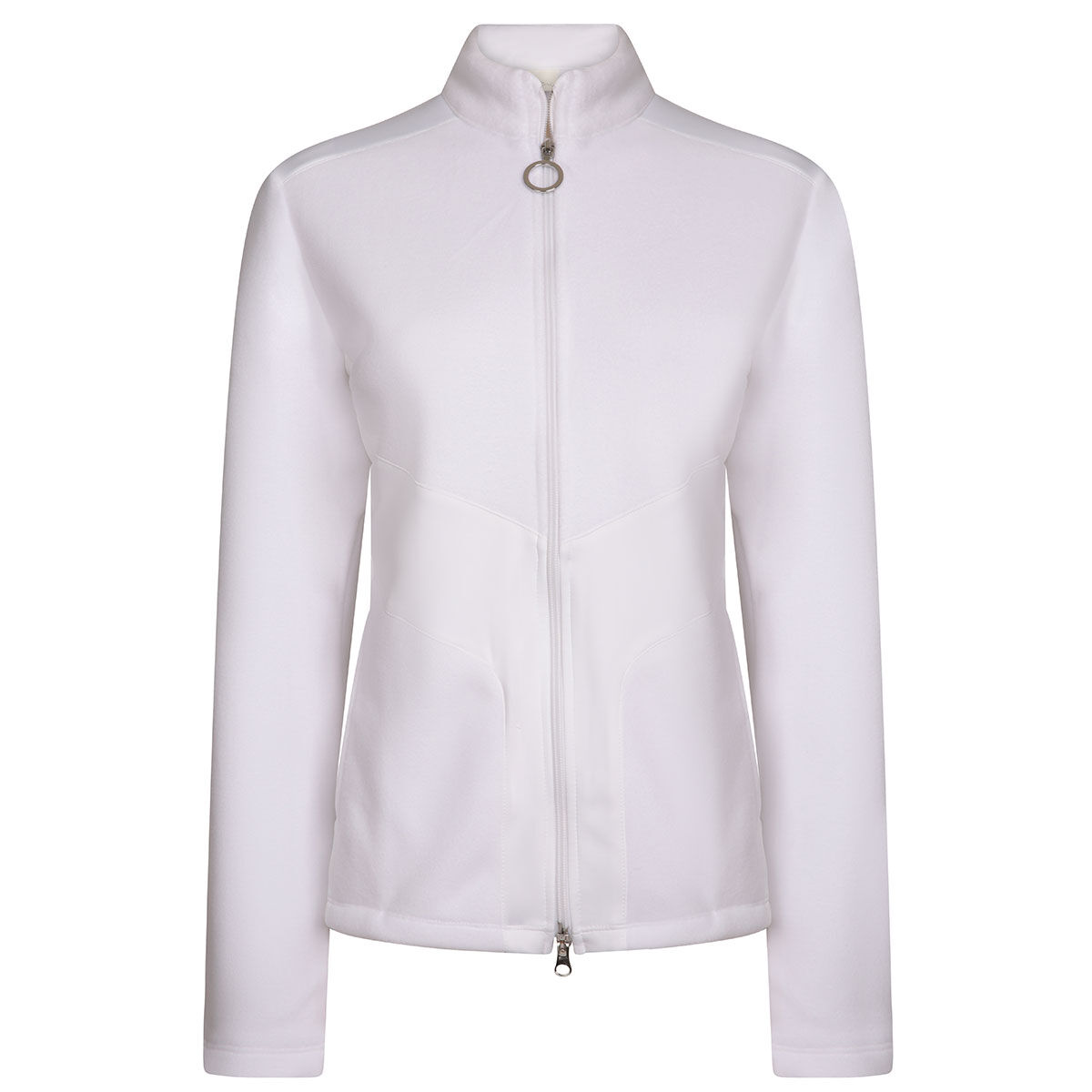 Greg Norman White Bonded Fleece Golf Jacket, Womens | American Golf, Size: XS - Father's Day Gift von Greg Norman