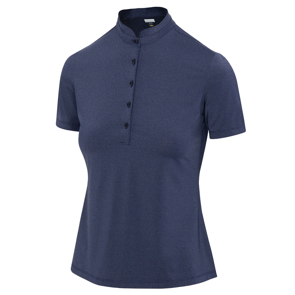 Greg Norman Women's Drop Needle Golf Polo Shirt, Heathered Navy Blue, Size: Large | American Golf von Greg Norman