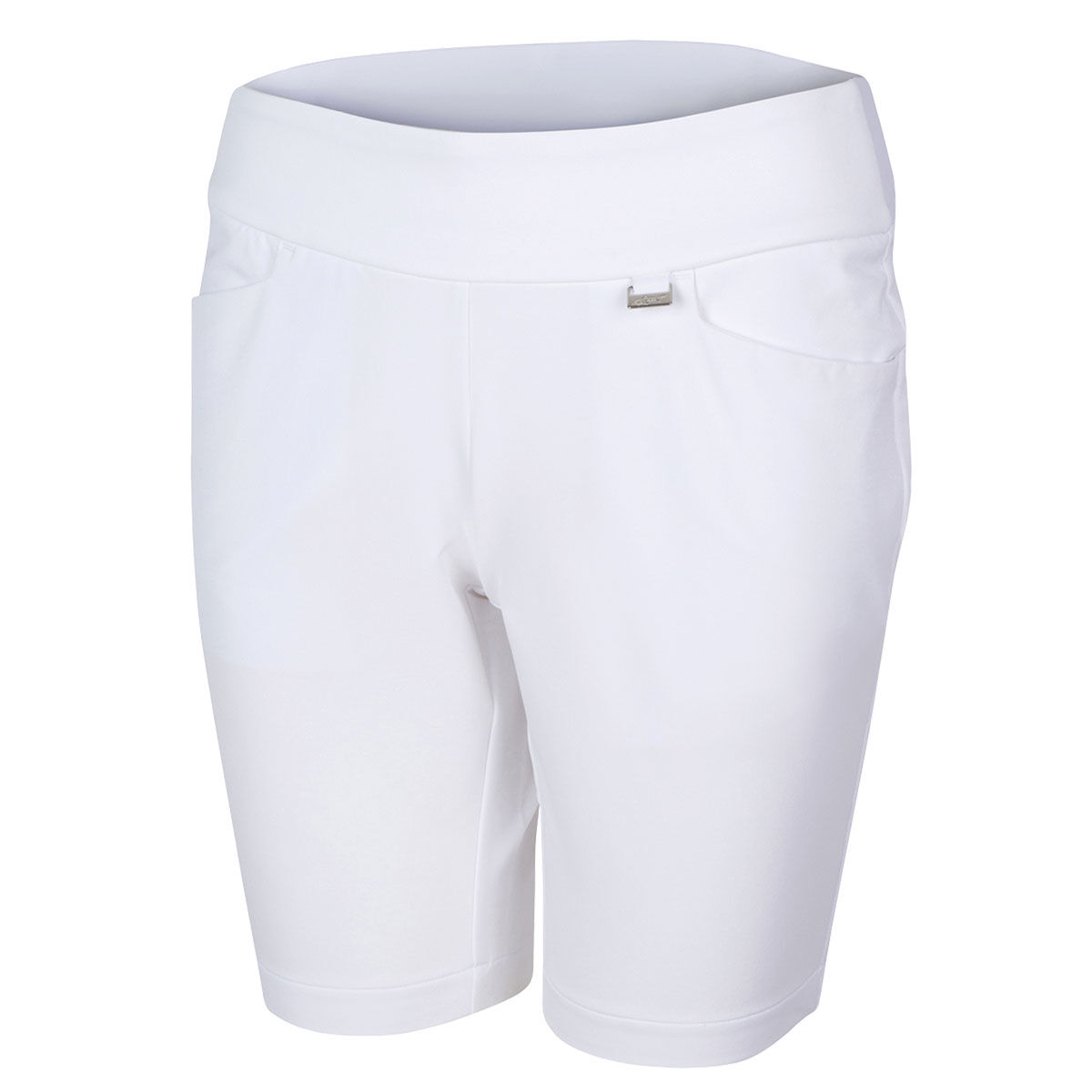 Greg Norman Womens Pull-On Stretch Golf Shorts, Female, White, Large | American Golf Greg Norman Womens Pull-On Stretch Golf Shorts, Female, White, Large | American Golf von Greg Norman