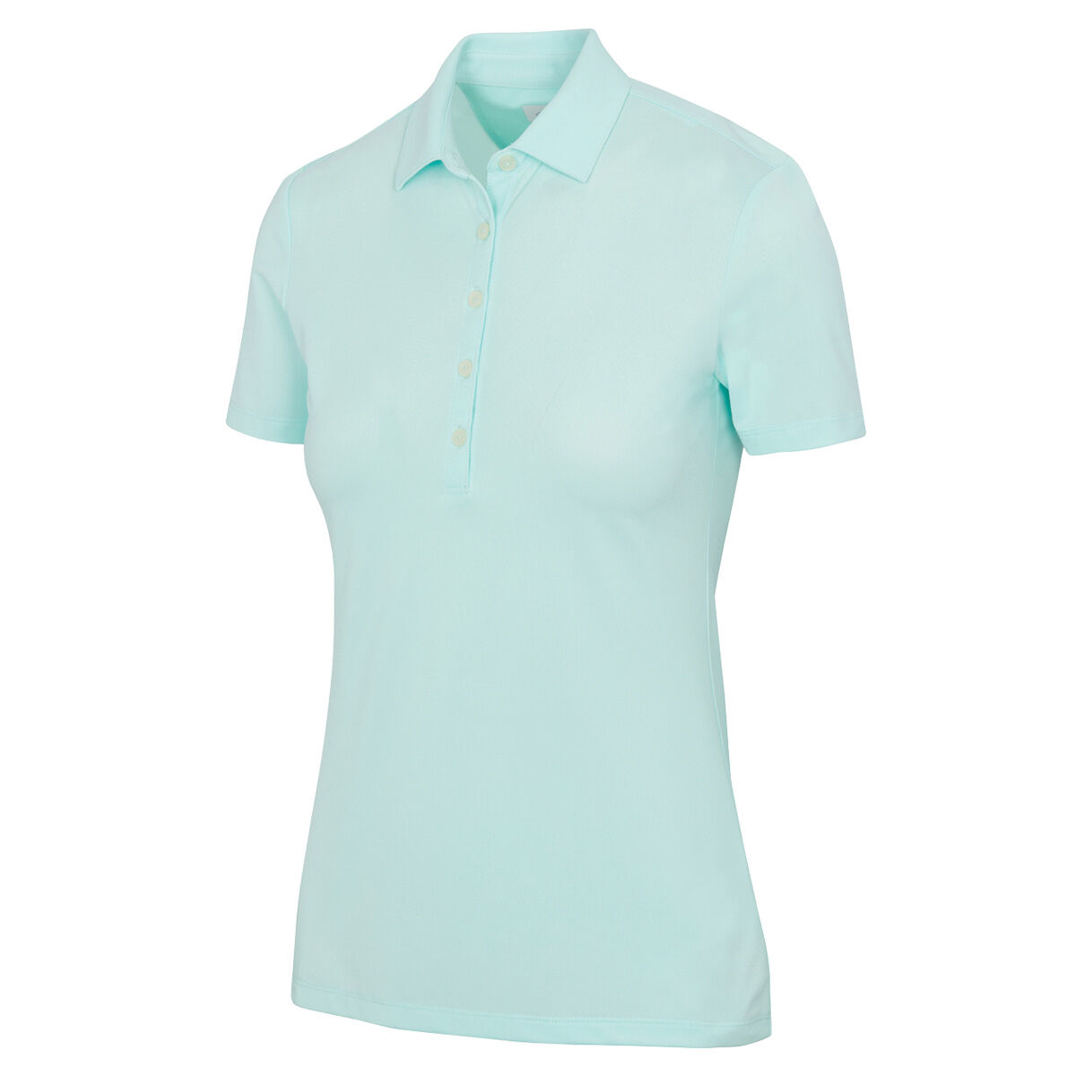 Greg Norman Womens Shark Logo Golf Polo Shirt, Female, Ocean breeze, Small | American Golf von Greg Norman