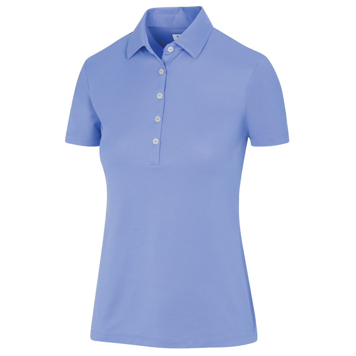 Greg Norman Womens Shark Logo Golf Polo Shirt, Female, Periwinkle, Small | American Golf von Greg Norman