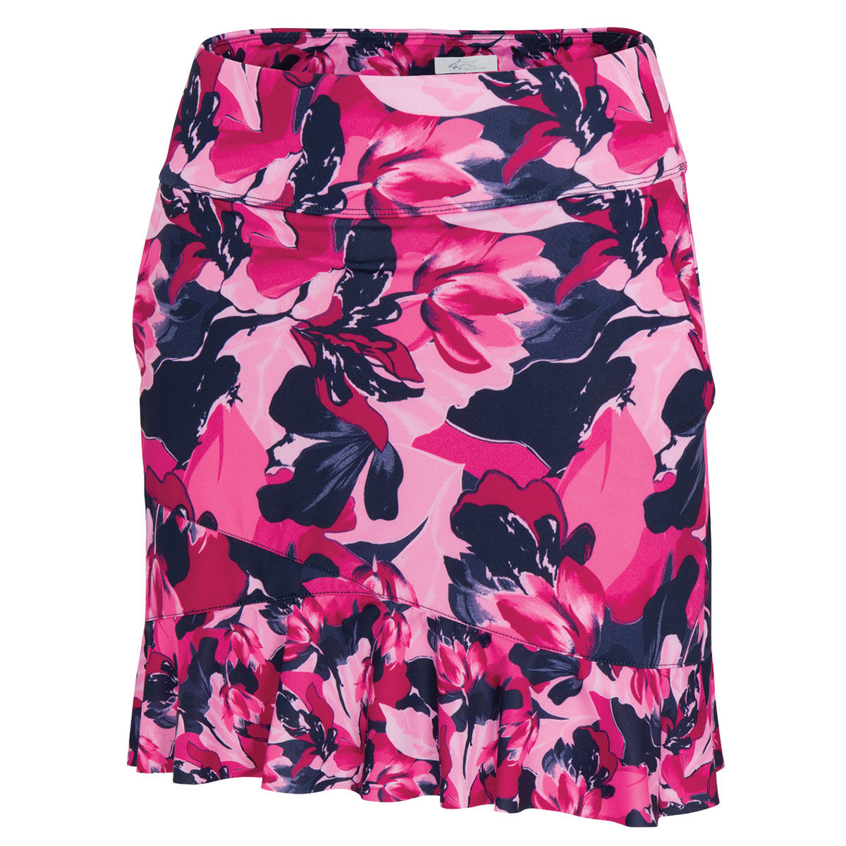 Greg Norman Ladies Pink and Navy Blue Garden Print Valeria 17-Inch Golf Skort, Size: XXL | American Golf von Greg Norman