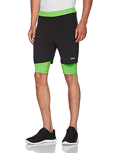 Gregster Herren Laufhose 12176, Schwarz/ Grün, XL, 12176-109 Gregster Herren Laufhose 12176, Schwarz/ Grün, XL, 12176-109 von Gregster