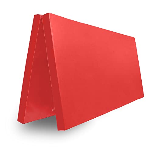 Grevinga Klappbare Turnmatte RG 35 – 200 x 200 x 6 cm - ROT - Made in Germany - Faltbare Gymnastikmatte für Fitness, Sport und Gymnastik, Rutschfest und Platzsparend, Weichbodenmatte, XXL Grevinga Klappbare Turnmatte RG 35 – 200 x 200 x 6 cm - ROT - Made in Germany - Faltbare Gymnastikmatte für Fitness, Sport und Gymnastik, Rutschfest und Platzsparend, Weichbodenmatte, XXL von Grevinga