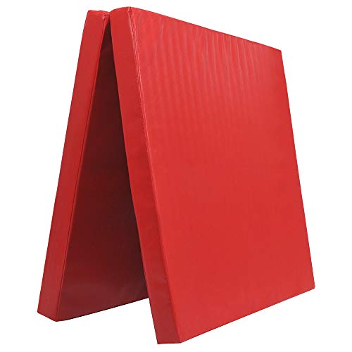 Grevinga® Klappbare Turnmatte (RG 35 - WEICH) | 200 x 100 x 8 cm | ROT von Grevinga