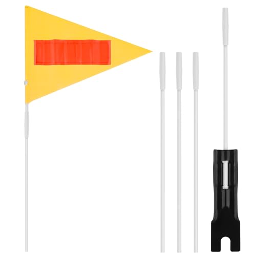 Grevosea 1 Stück Reflektierende Fahrradflagge,4 Ft Wimpel Reflektierend,Fahrrad Sicherheit Flaggen mit 5 Stück Stange,Fahrradfahne,Hohe Sichtbarkeit Fahrrad Fahne für Kinder Im Freien Radfahren-Gelb Grevosea 1 Stück Reflektierende Fahrradflagge,4 Ft Wimpel Reflektierend,Fahrrad Sicherheit Flaggen mit 5 Stück Stange,Fahrradfahne,Hohe Sichtbarkeit Fahrrad Fahne für Kinder Im Freien Radfahren-Gelb von Grevosea