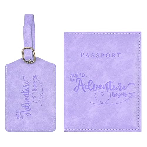 Greyoe Reisepasshülle, Reisepass Organizer, Passport Cover, PU-Leder Reisepass Hülle + Kofferanhänger, für Damen und Herren Urlaub Zubehör Travel Essentials Greyoe Reisepasshülle, Reisepass Organizer, Passport Cover, PU-Leder Reisepass Hülle + Kofferanhänger, für Damen und Herren Urlaub Zubehör Travel Essentials von Greyoe