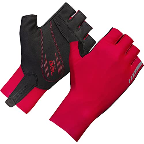 GripGrab Unisex – Erwachsene Aero TT Aerodynamische Profi Radsport Race Handschuhe Kurzfinger Sommer Rennrad Zeitfahren Fahrradhandschuhe, Rot, XL von GripGrab
